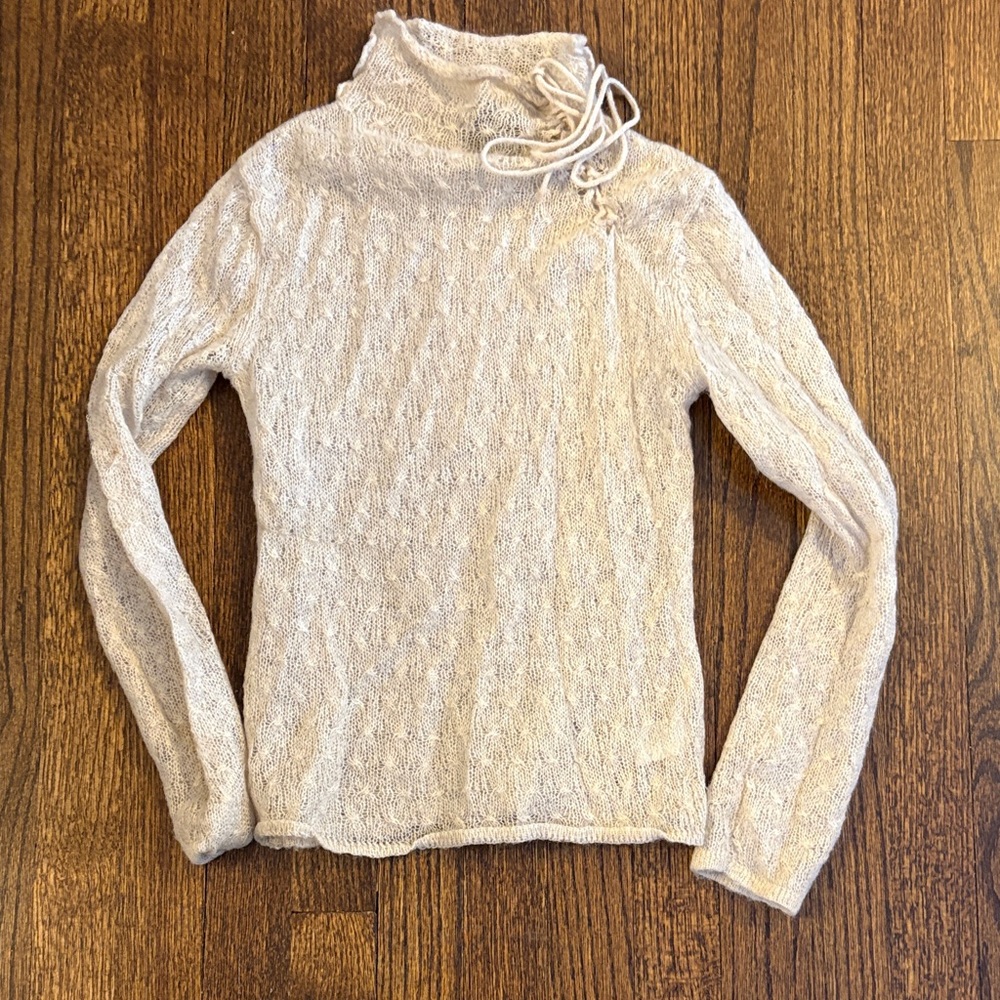 Kedzie women Cream Knit Turtleneck Sweater size XS